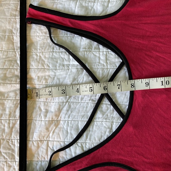 Victorias Secret pink and black loose fit comfortable tank top - Picture 11 of 12